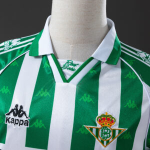 Real Betis 1995/96 Home Retro Jersey – Vintage Replica Football Soccer Shirt – S