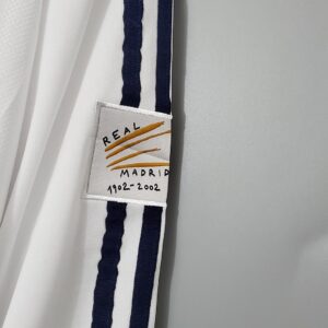 2002 Real Madrid Home Long Sleeve Retro Replica S-XXL