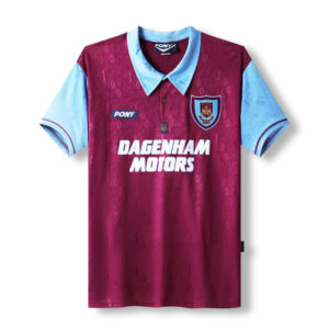 West Ham United 1995/97 Home Retro Jersey – Classic Football Shirt – S–XXL