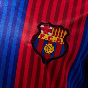 Barcelona 1992 Home Long Sleeve Retro Jersey – Vintage Replica Football Soccer S