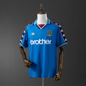 Manchester City 1997/98 Home Retro Jersey – Classic Football Shirt – S–XXL