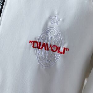 AC Milan co-branded Windbreaker - White – Replica Football Soccer Shirt – S–XXL