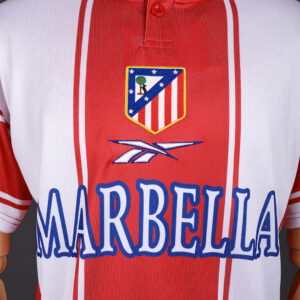 Atlético de Madrid 1999/00 Home Retro Jersey – Vintage Replica Football Soccer S