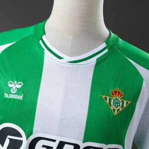 Real Betis 2025/26 Long Sleeve Home Jersey – Replica Football Soccer Shirt – S–X