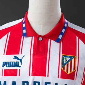 Atletico Madrid 1994/95 Home Retro Jersey – Vintage Replica Football Soccer Shir