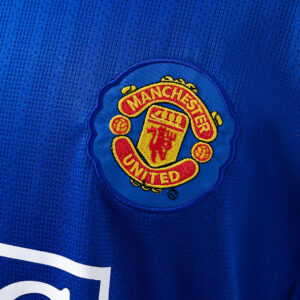 Manchester United 2007/08 Goalkeeper Blue Retro Jersey – Classic Football Shirt
