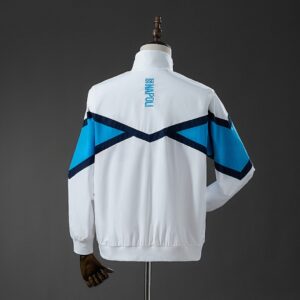 Napoli 25/26 Windbreaker – White – Replica Football Soccer Jacket – S–3XL