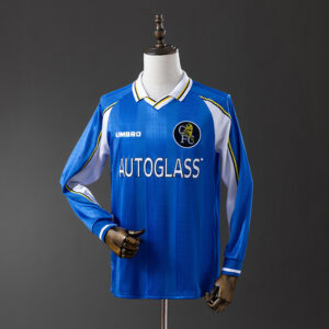 Chelsea 1997/99 Home Long Sleeve Retro Jersey – Classic Football Shirt – S–XXL