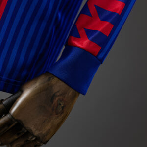 Barcelona 1992 Home Long Sleeve Retro Jersey – Vintage Replica Football Soccer S