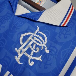96/97 Rangers Home Retro Jersey – Vintage Replica Football Soccer Shirt – S-XXL