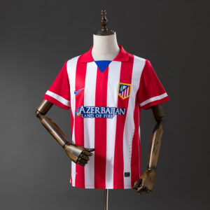 Atletico Madrid 2013/14 Home Retro Jersey – Vintage Replica Football Soccer Shir
