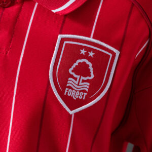 Nottingham Forest 25/26 Home Kids Kit Jersey – Replica Football Soccer Shirt – S