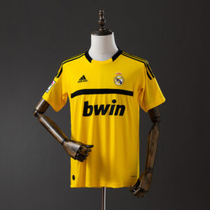 Real Madrid 2011/12 Yellow Goalkeeper Retro Jersey – Vintage Replica Football So