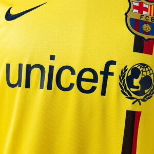 Barcelona 2008/09 Away Long Sleeve Retro Jersey – Vintage Replica Football Socce