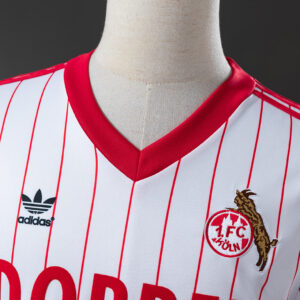 Köln 1982/83 Home Retro Jersey – Vintage Replica Football Soccer Shirt – Size S–