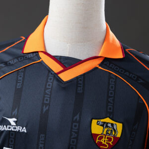 Roma 1990/00 Away Retro Jersey – Replica Football Soccer Shirt – S–XXL