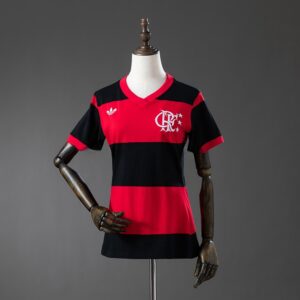 Flamengo 1981 Home Women's Retro Jersey – Replica Football Soccer Shirt – S–XXL