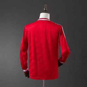 Manchester United 1986/88 Home Long Sleeve Retro Jersey – Classic Football Shirt