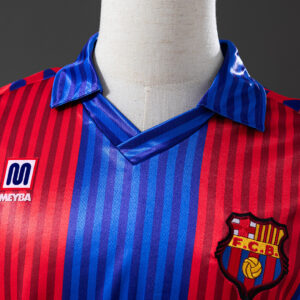 Barcelona 1992 Home Long Sleeve Retro Jersey – Vintage Replica Football Soccer S