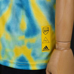 Arsenal 2020/21 Human Race Blue and Yellow Retro Jersey – Classic Football Shirt