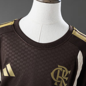Flamengo 26/27 Kids Kit Training – Beige Jersey – Replica Football Soccer Shirt
