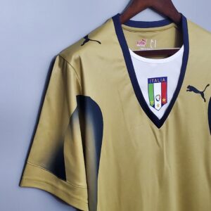 2006 Italy Goalkeeper Home Retro Replica Jersey Size M-XL