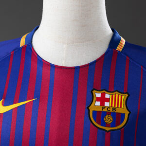 Barcelona 2017/18 Home Long Sleeve Retro Jersey – Vintage Replica Football Socce