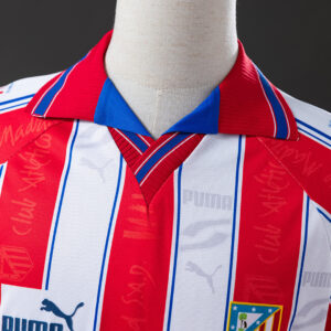 Atletico Madrid 1996/97 Home Retro Jersey – Vintage Replica Football Soccer Shir