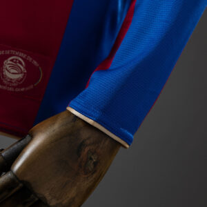 Barcelona 2007/08 Home Long Sleeve Retro Jersey – Vintage Replica Football Socce