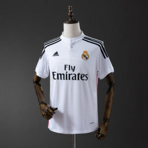 Real Madrid 2014/15 Home Retro Jersey – Vintage Replica Football Soccer Shirt –