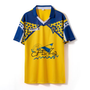 Retro Cádiz CF 1991/92 Home Jersey – Vintage Replica Football Soccer Shirt – Siz