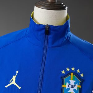 Brazil 2026 Jordan Anthem Jacket Windbreaker – Replica Football Soccer Jacket –