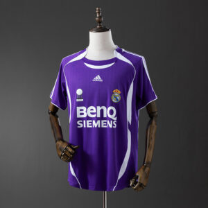 Real Madrid 2006/07 Third Away Retro Jersey – Vintage Replica Football Soccer Sh