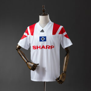 Hamburger SV 1992/93 Home Retro Jersey – Vintage Replica Football Soccer Shirt –