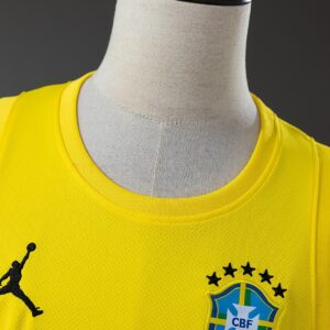 Brazil 2026 Training Vest Yellow – Replica Football Soccer Training Vest – S–4XL