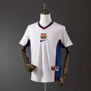 Barcelona 1998/99 Away Retro Jersey – Vintage Replica Football Soccer Shirt – Si