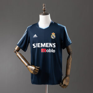 Real Madrid 2004/05 Away Retro Jersey – Vintage Replica Football Soccer Shirt –
