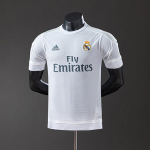 Real Madrid 2015/16 Home Player Version Retro Jersey – Vintage Replica Football