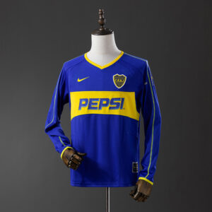 Boca Juniors 2003 Home Long Sleeve Retro Jersey S-XXL