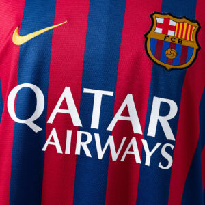 Barcelona 2013/14 Home Retro Jersey – Vintage Replica Football Soccer Shirt – Si