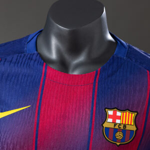 Barcelona 25/26 Home Long Sleeve Player Version Jersey – Replica Football Soccer