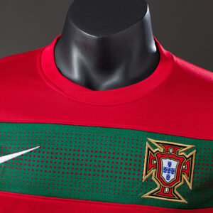 Portugal 2010 Home Long Sleeve Player Version Retro Jersey – Vintage Replica Foo