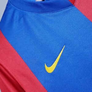 06/07 Barcelona Home Short-Sleeved Retro Jersey – Vintage Replica Football Socce