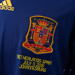 Spain 2010 Away Long Sleeve Retro Jersey – Classic Replica Football Shirt – S–XX