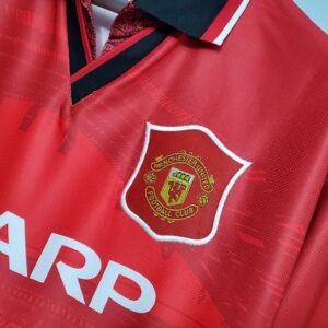 94/96 Manchester United Home Retro Jersey – Vintage Replica Football Soccer Shir