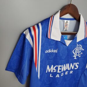 96/97 Rangers Home Retro Jersey – Vintage Replica Football Soccer Shirt – S-XXL