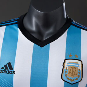 Argentina 2014 Home Player Version Retro Jersey – Vintage Replica Football Socce