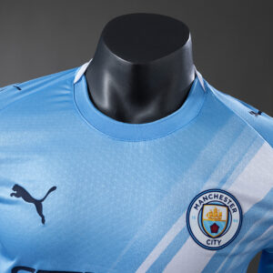 Manchester City 2025/2026 Home Long Sleeve Player Version Jersey – Replica Footb