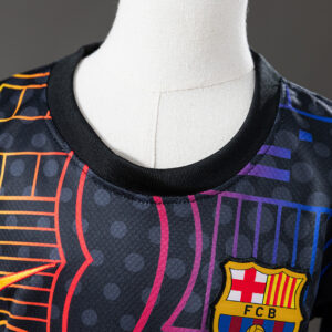 Barcelona 25/26 Training Kit Kids Jersey – Replica Football Soccer Shirt – Size