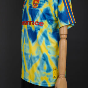 Arsenal 2020/21 Human Race Blue and Yellow Retro Jersey – Classic Football Shirt